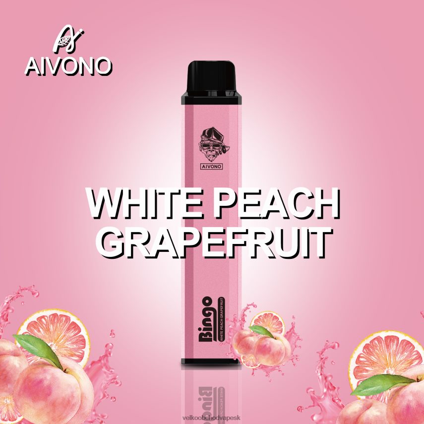 Aivono AIM BINGO 4000 biely broskyňový grapefruit - 2J004B134 Veľkoobchod Vape SK