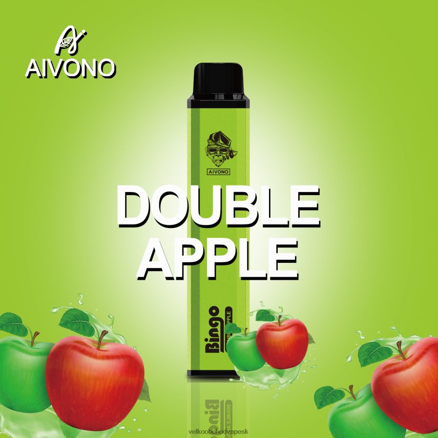 Aivono AIM BINGO 4000 dvojité jablko - 2J004B138 Vape Cigareta Cena