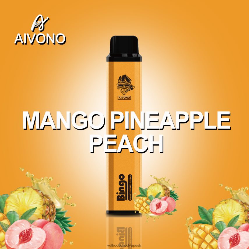 Aivono AIM BINGO 4000 mango ananás broskyňa - 2J004B136 Vape Jednorazove
