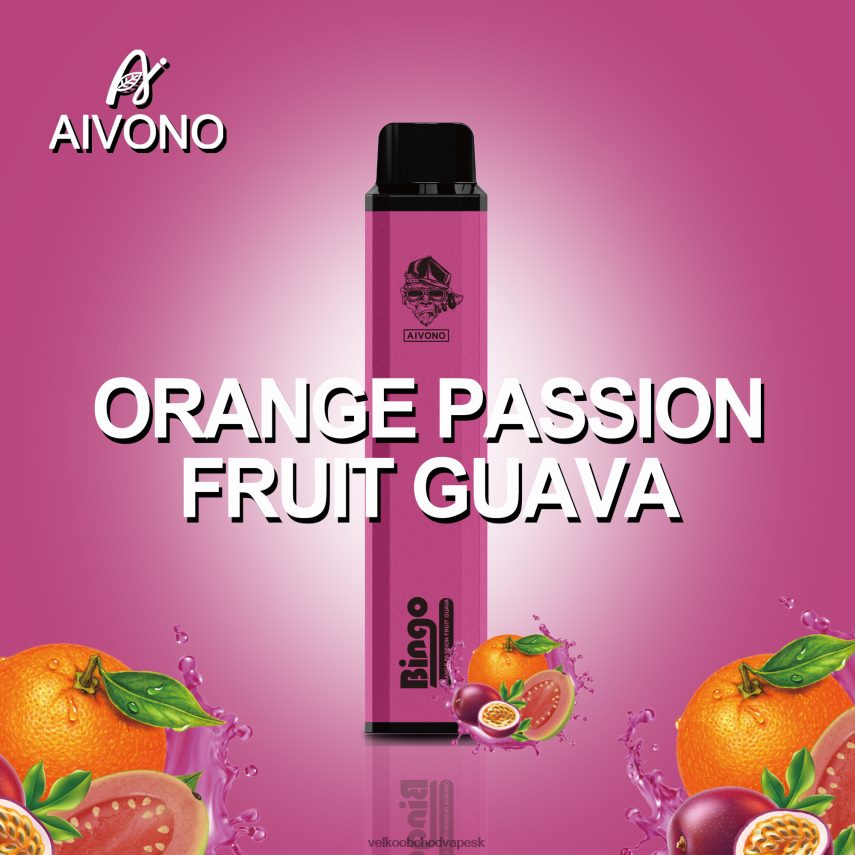 Aivono AIM BINGO 4000 pomarančová guava z mučenky - 2J004B132 Nejlepsi Vape Cigareta