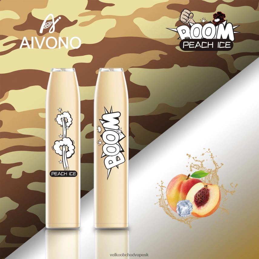 Aivono AIM BOOM 600 broskyňový ľad - 2J004B362 Vape Cigareta Cena