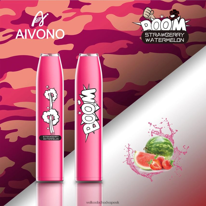 Aivono AIM BOOM 600 jahodový melón - 2J004B364 Vape E Cigareta