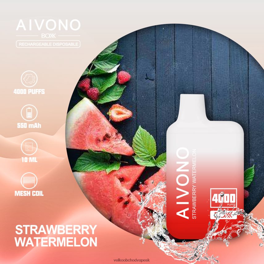 Aivono AIM BOXX 4000 jahodový melón - 2J004B214 E Cigareta SK