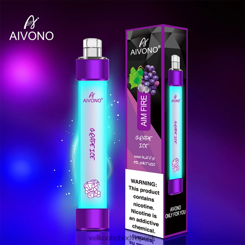 Aivono AIM FIRE 1000 hroznový ľad - 2J004B329 Vape E Cigareta