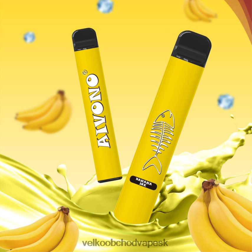 Aivono AIM FISHBONE 600 banánový ľad - 2J004B276 Vape Jednorazove