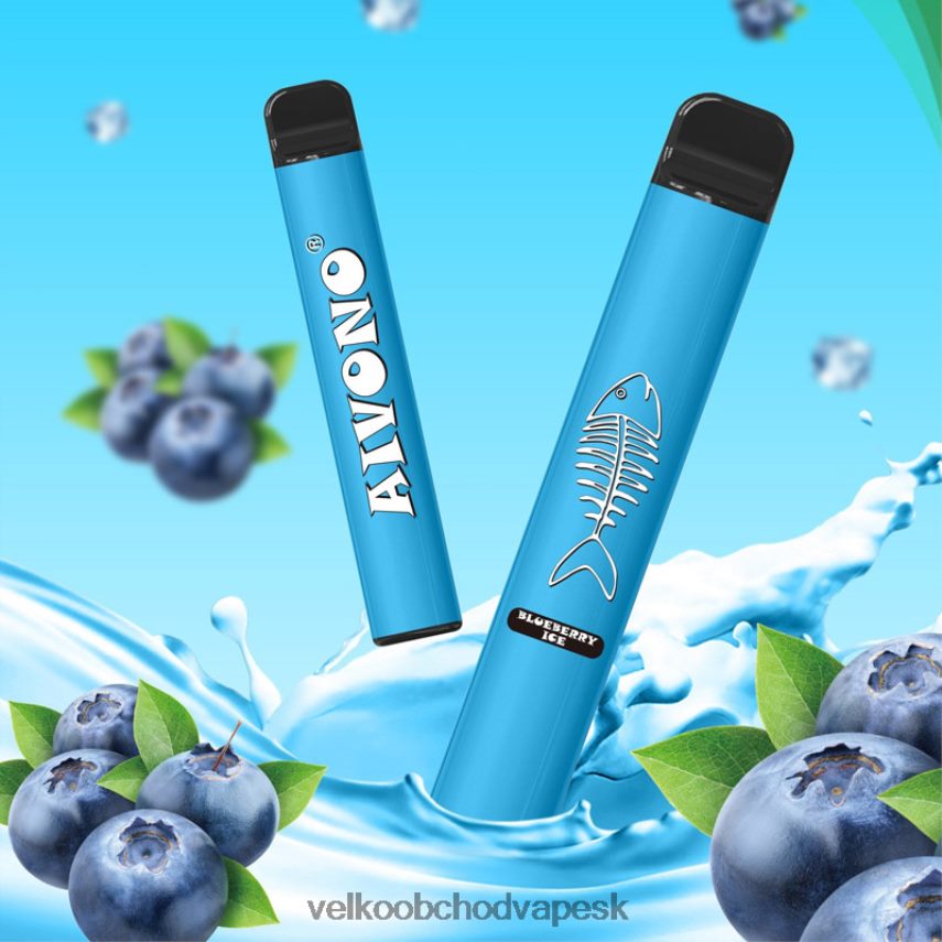 Aivono AIM FISHBONE 600 čučoriedkový ľad - 2J004B279 Nejlepsi Vape Cigareta