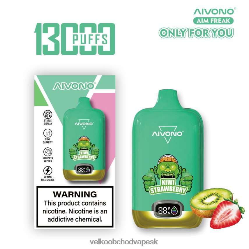 Aivono AIM FREAK 13 000 kiwi jahoda - 2J004B246 Veľkoobchod Vape SK