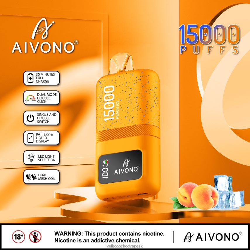 Aivono AIM magic 15 000 broskyňový ľad - 2J004B59 Vape Jednorazove