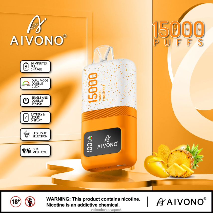 Aivono AIM magic 15 000 mango ananás - 2J004B69 Nejlepsi Vape Cigareta