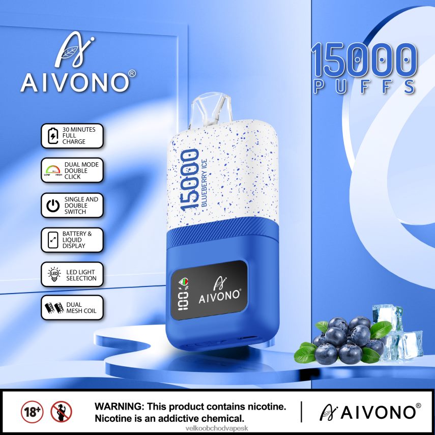 Aivono AIM magic 15 000 čučoriedkový ľad - 2J004B68 Vape Cigareta Cena