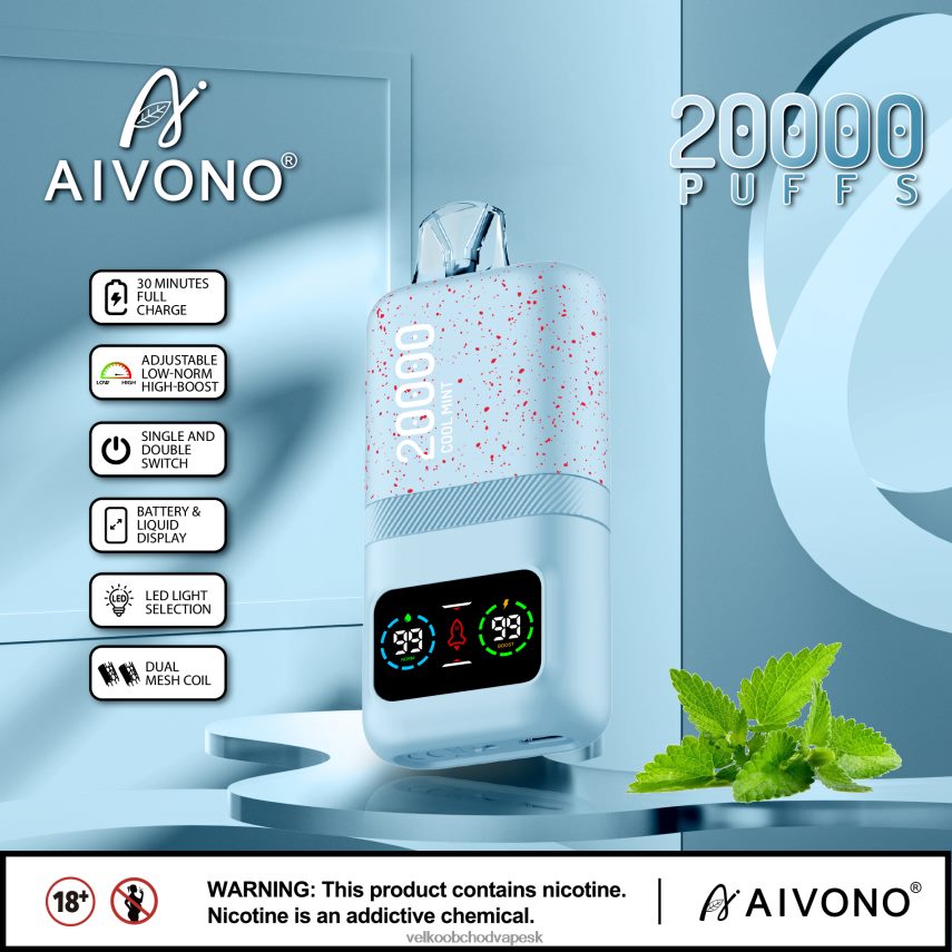 Aivono AIM magic 20 000 chladná mäta - 2J004B84 Vape E Cigareta