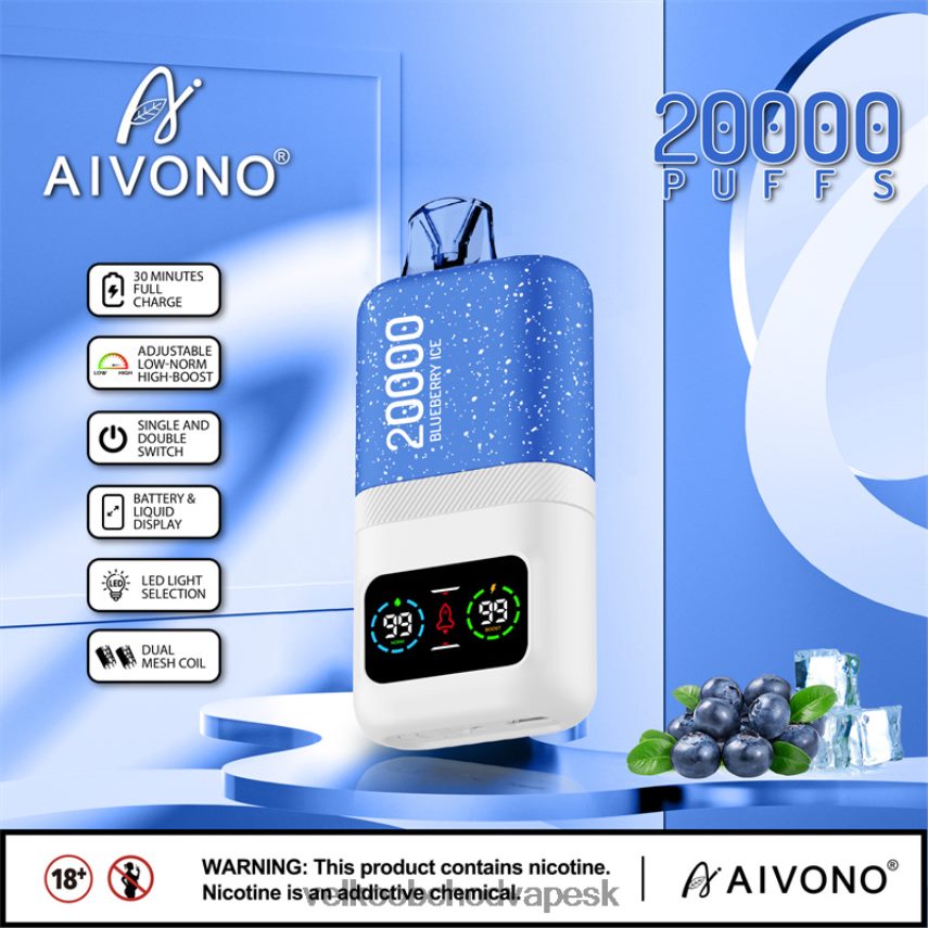 Aivono AIM magic 20 000 čučoriedkový ľad - 2J004B73 Vape Jednorazove