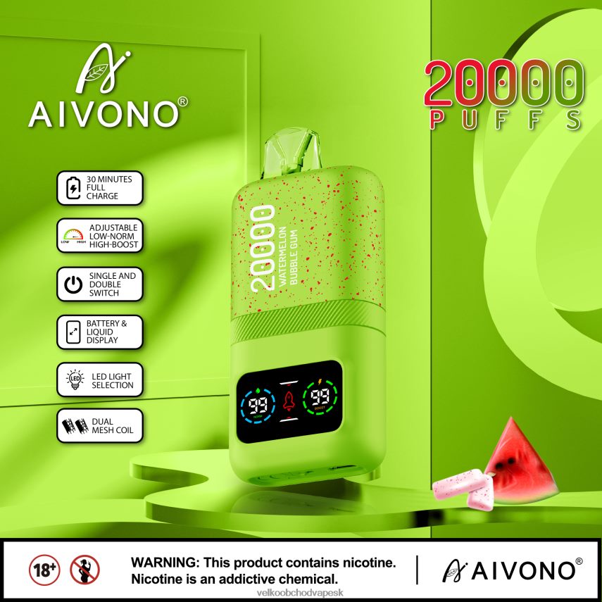 Aivono AIM magic 20 000 žuvačka z vodného melónu - 2J004B82 Vape Cigareta Cena