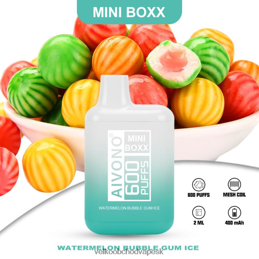 Aivono AIM MINI BOXX 600 melónová žuvačková ľadová - 2J004B235 E Cigareta SK