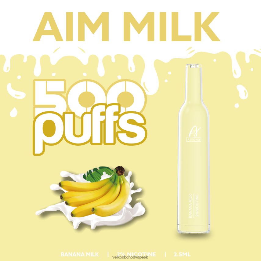 Aivono AIM MILK 500 banánové mlieko - 2J004B275 Vape Velkoobchod