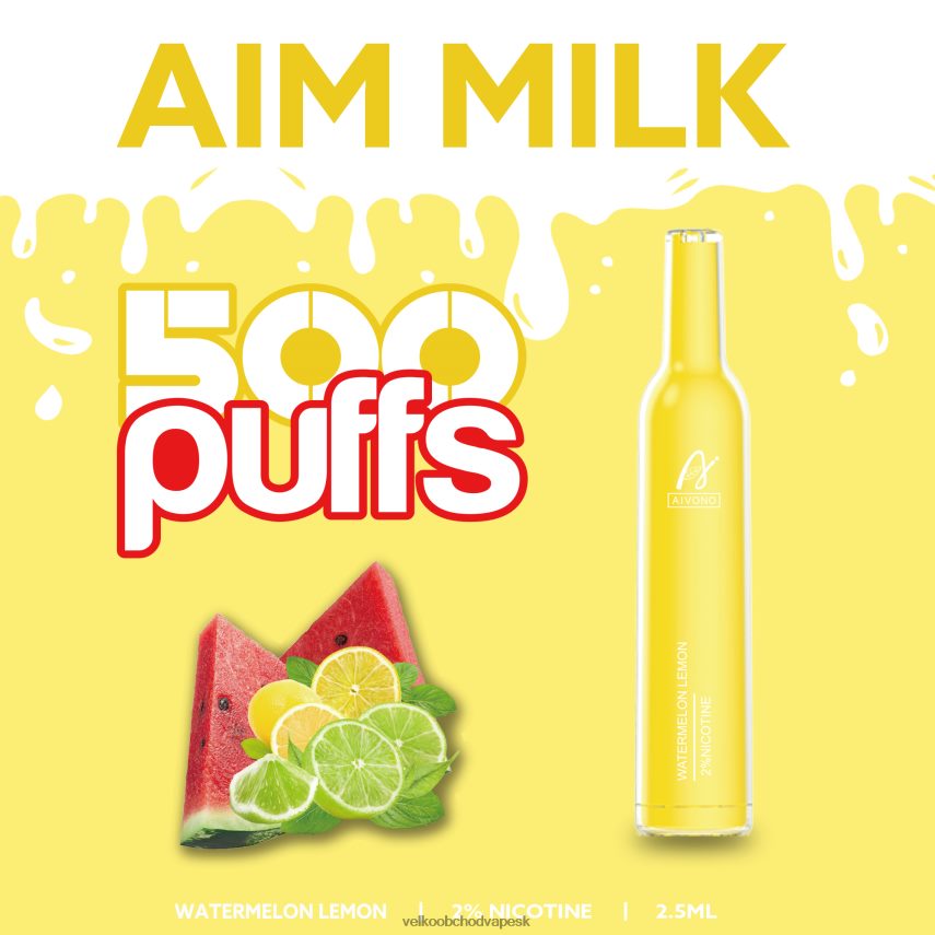 Aivono AIM MILK 500 vodný melón citrón - 2J004B270 E Cigareta SK