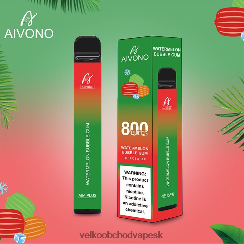 Aivono AIM PLUS 800 žuvačka z vodného melónu - 2J004B198 Vape Velkoobchod