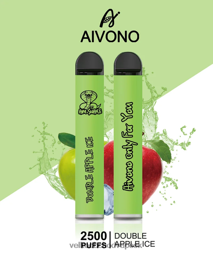 Aivono AIM SNAKE 2500 dvojitý jablkový ľad - 2J004B304 Vape Jednorazove