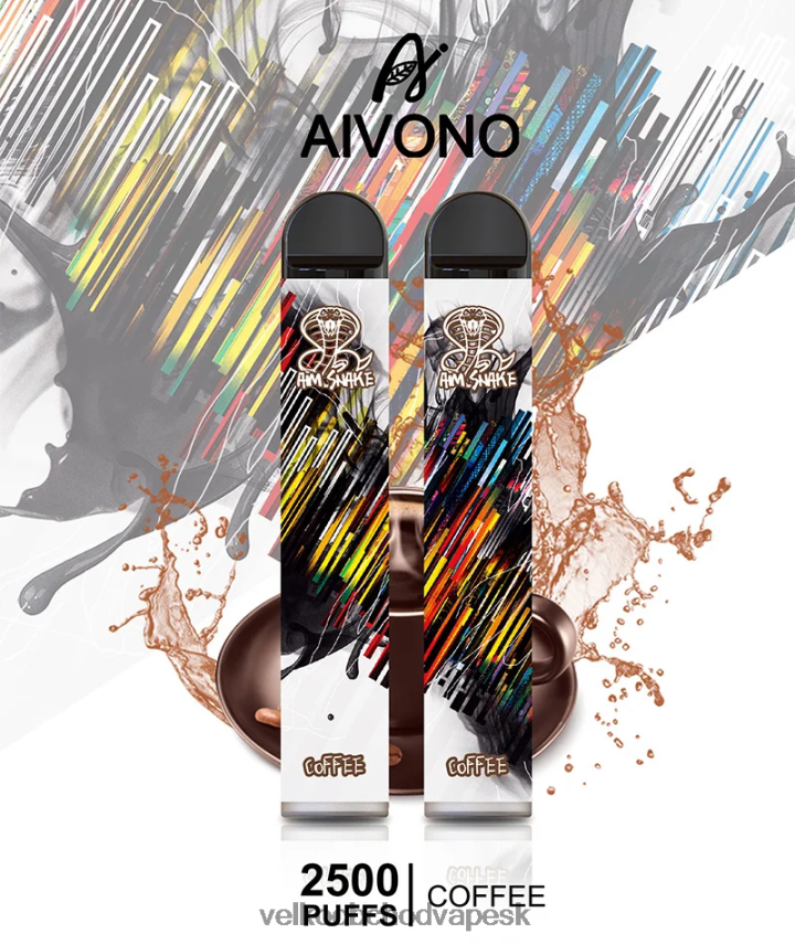 Aivono AIM SNAKE 2500 kávu - 2J004B300 Nejlepsi Vape Cigareta