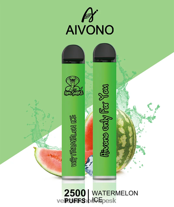 Aivono AIM SNAKE 2500 melónový ľad - 2J004B321 Nejlepsi Vape Cigareta