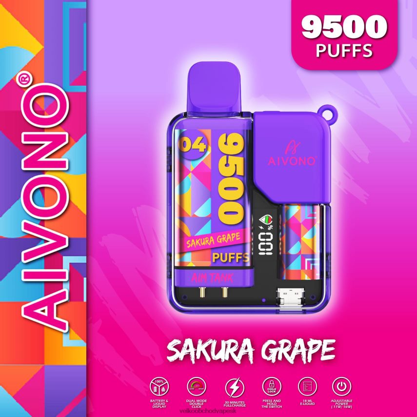 Aivono AIM TANK 9500 hrozno sakura - 2J004B36 Veľkoobchod Vape SK