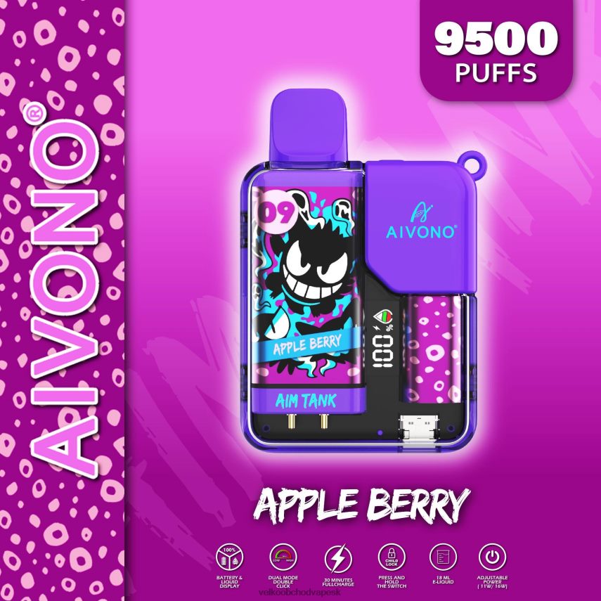 Aivono AIM TANK 9500 jablko bobule - 2J004B43 Veľkoobchod Vape SK