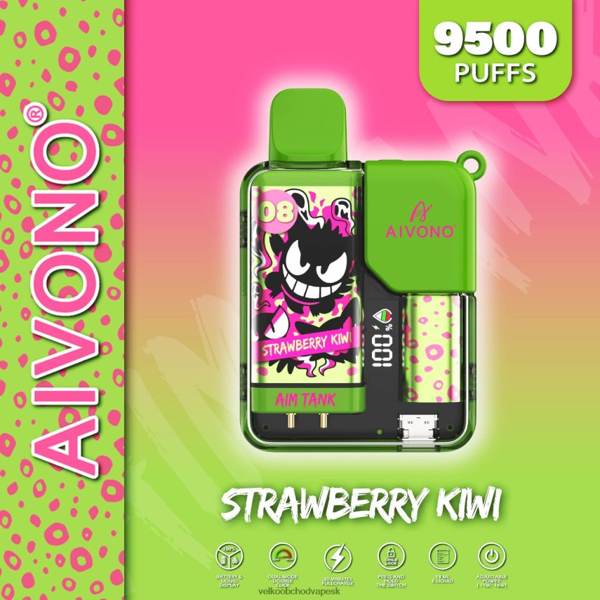 Aivono AIM TANK 9500 jahodové kiwi - 2J004B47 Vape Cigareta Cena