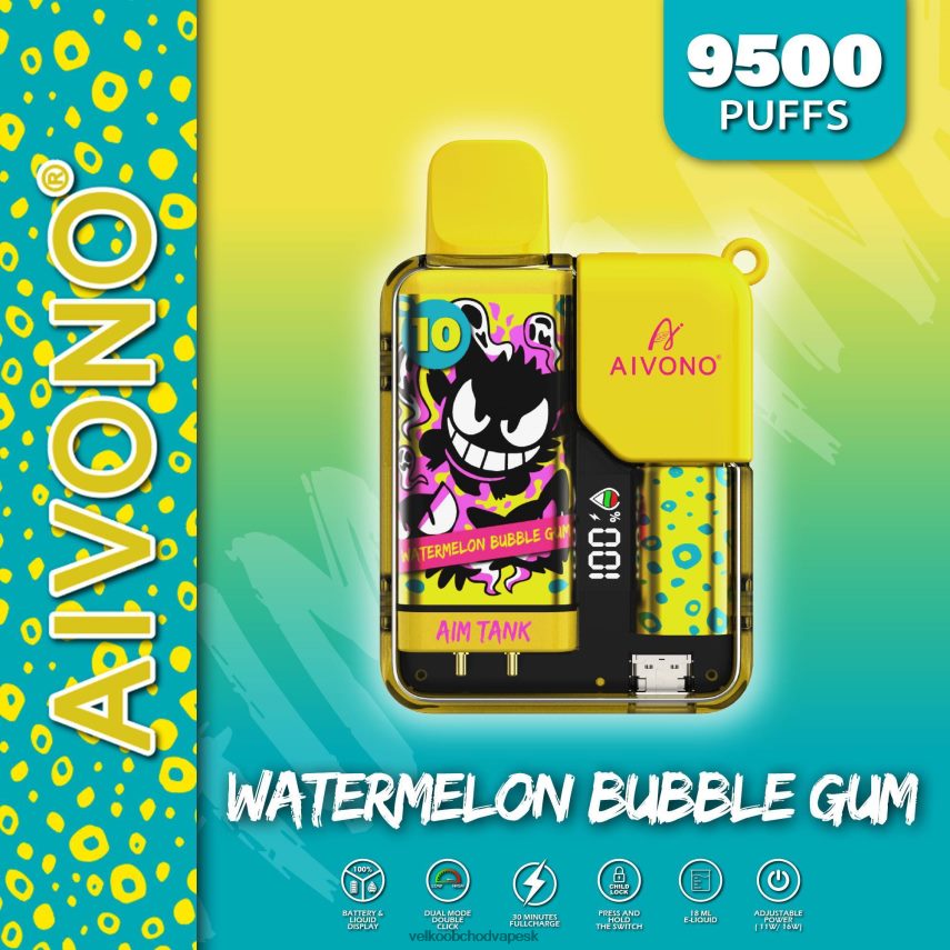 Aivono AIM TANK 9500 žuvačka z vodného melónu - 2J004B44 Vape Velkoobchod