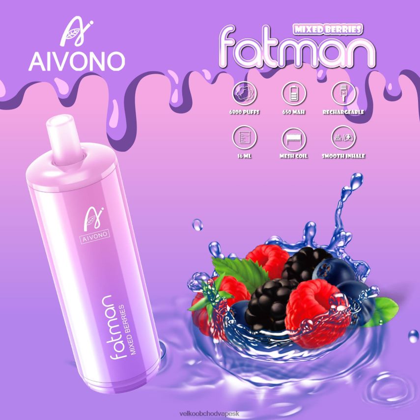 Aivono FATMAN 6800 zmiešané bobule - 2J004B27 Nejlepsi Vape Cigareta