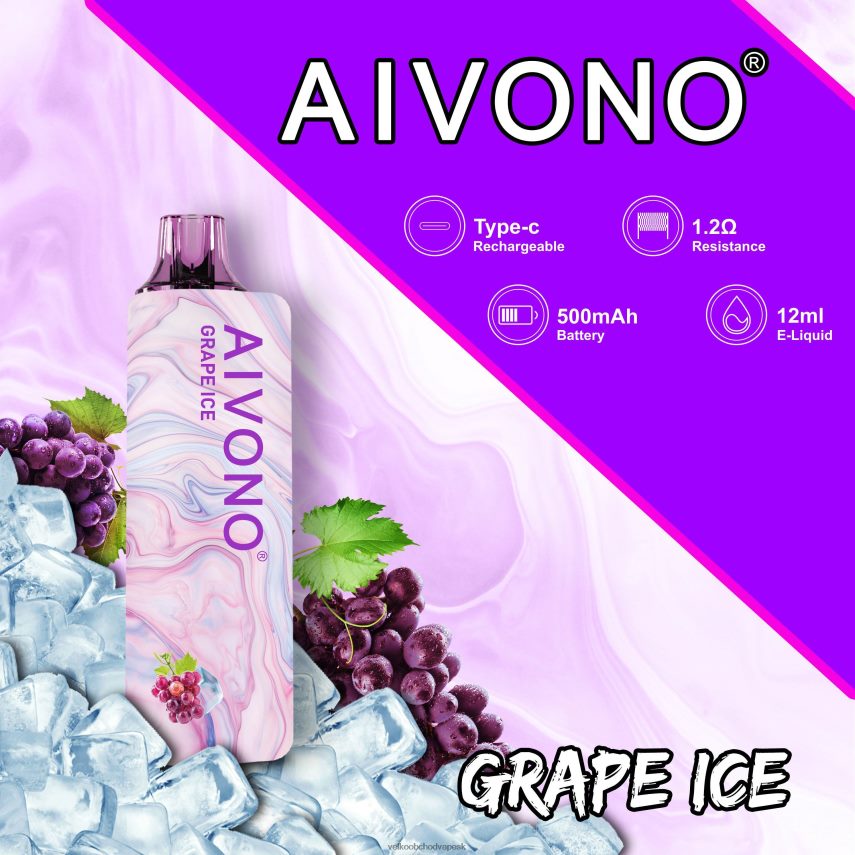 Aivono AIM GUN 7000 hroznový ľad - 2J004B102 E Cigareta SK