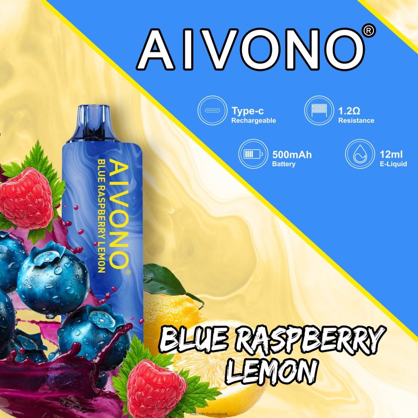 Aivono AIM GUN 7000 čučoriedka malina citrón - 2J004B109 E Cigareta SK