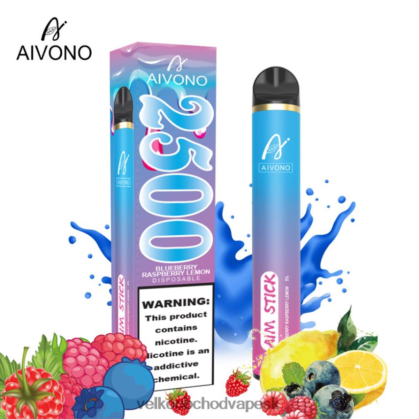 Aivono AIM STICK 2500 čučoriedka malina citrón - 2J004B154 Vape E Cigareta