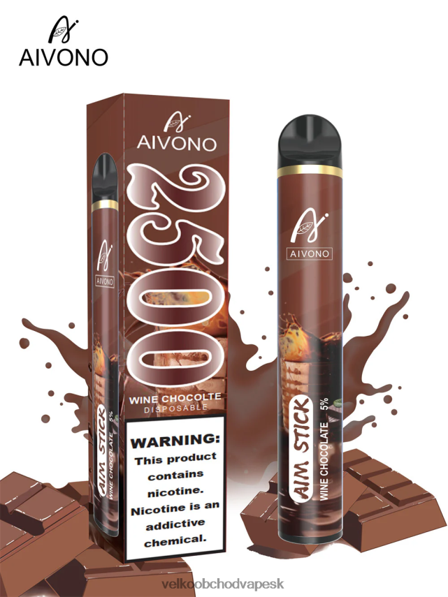 Aivono AIM STICK 2500 vínna čokoláda - 2J004B156 Vape Velkoobchod