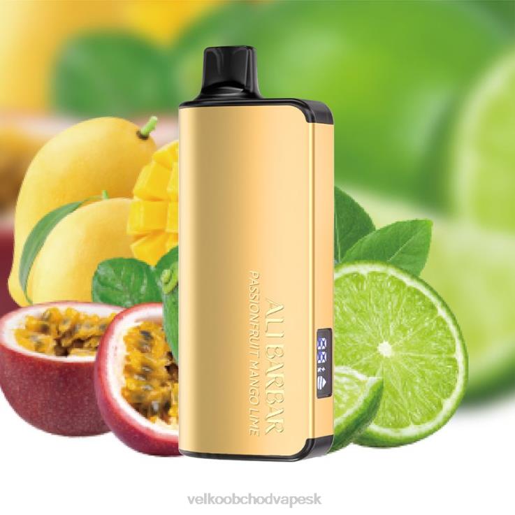Vape Jednorázové Bez Nikotinu 66VR639 Alibarbar Ingot 20 000 jednorazové vapy mučenka mango limetka