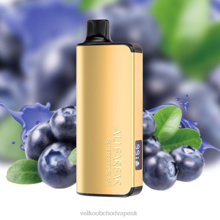 Vape Jednorazove 66VR631 Alibarbar Ingot 20 000 jednorazové vapy čučoriedkový výbuch