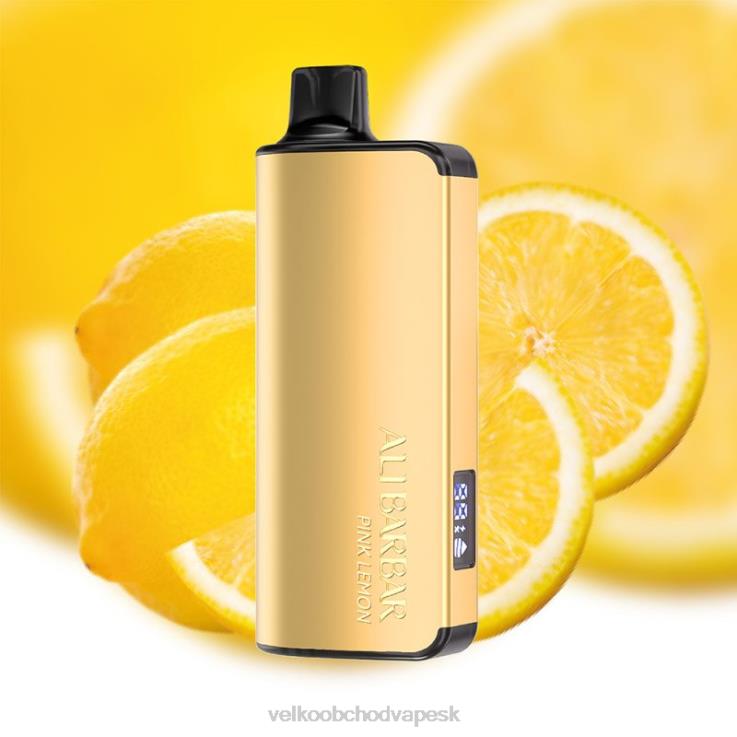 Vape Jednorazove 66VR640 Alibarbar Ingot 20 000 jednorazové vapy ružový citrón