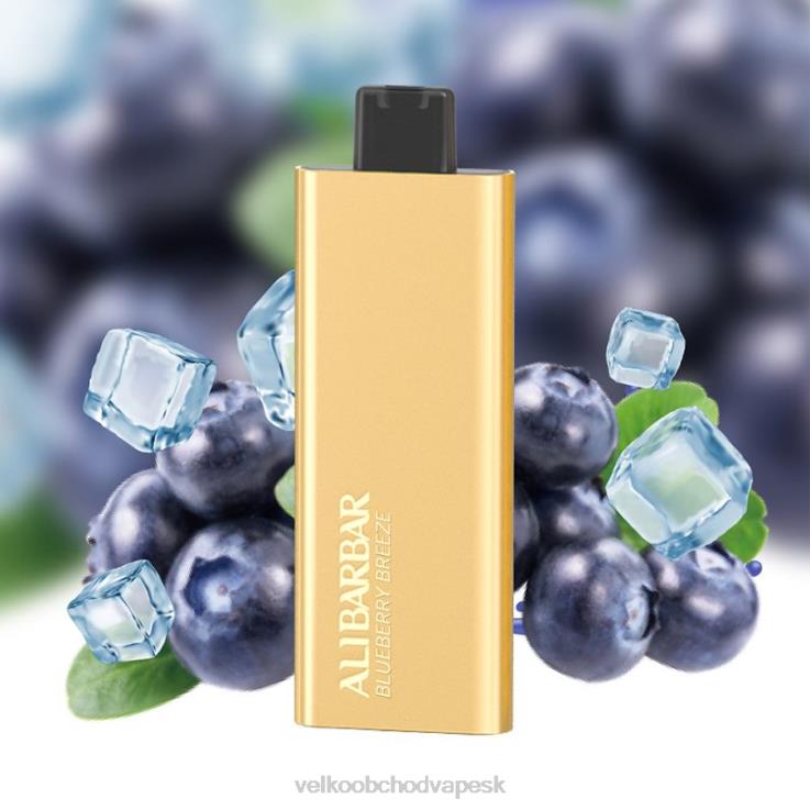E Cigareta SK 66VR651 Alibarbar Pandora 7000 jednorazové vapy čučoriedkový vánok