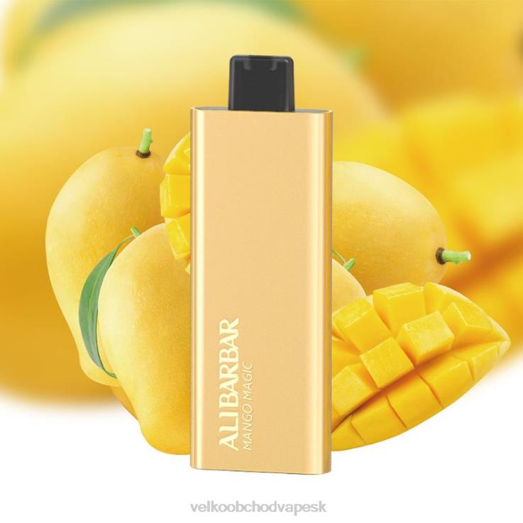 Vape Jednorazove 66VR667 Alibarbar Pandora 7000 jednorazové vapy mangová mágia