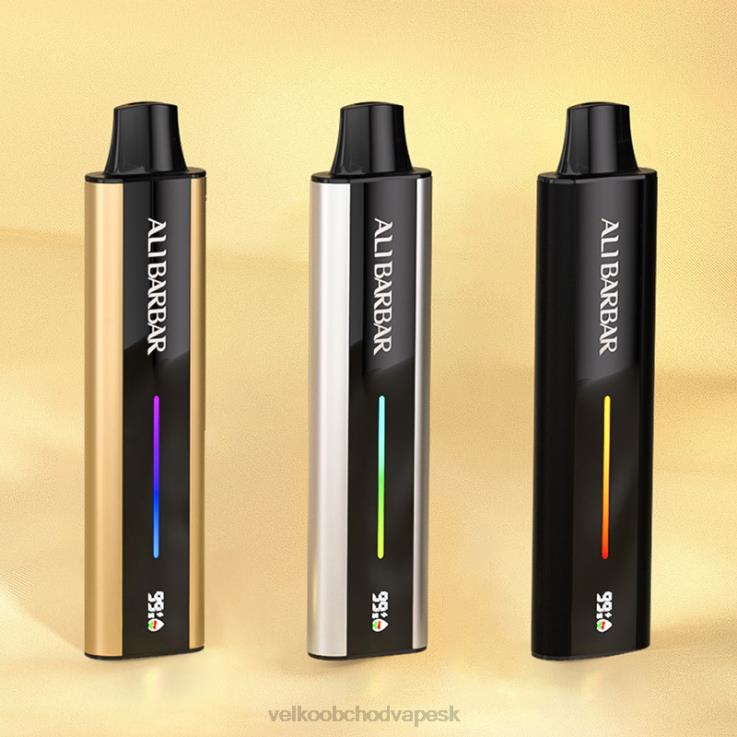 Vape Jednorazove 66VR676 Alibarbar Flare znovu naplniteľná vapka ananás