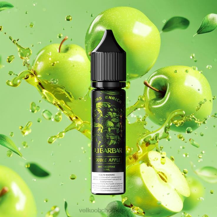 Vape Jednorázové Bez Nikotinu 66VR693 Alibarbar vodná fajka ónyx dvojité jablko