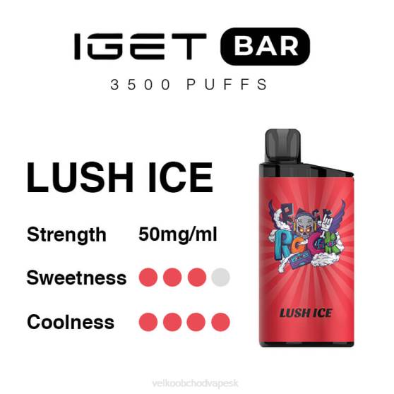 Vape Jednorázové Bez Nikotinu RHNN93 | IGET BAR svieži ľad 3500 5% nikotínu