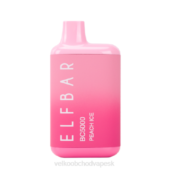 Vape Jednorázové Bez Nikotinu RHNN303 | ELFBAR BC5000 broskyňový ľad