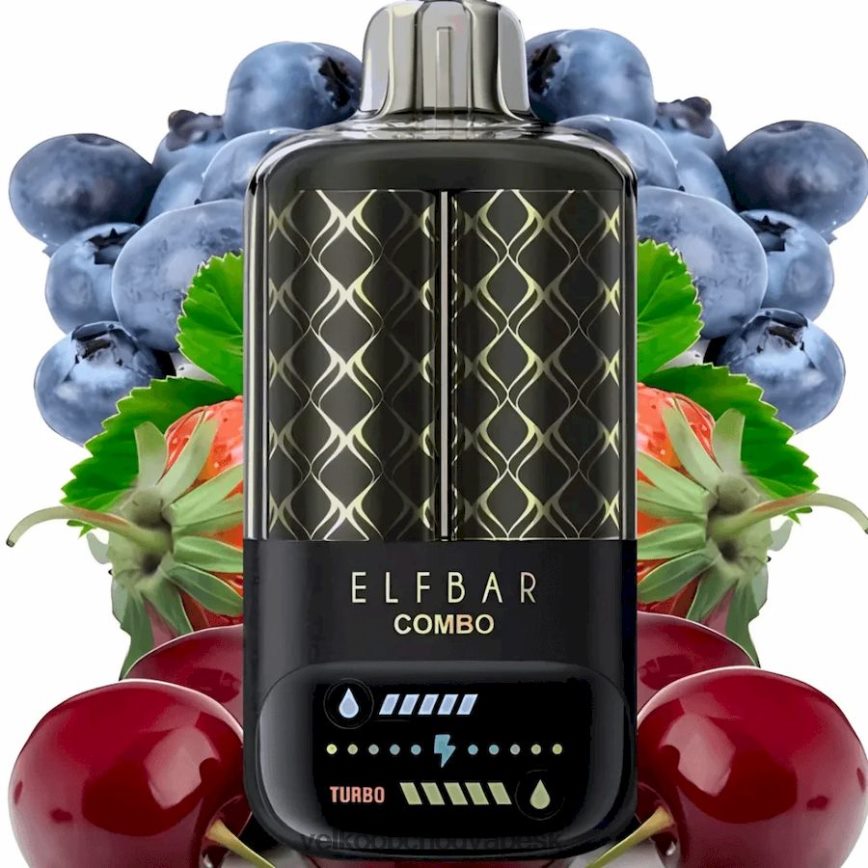 Elf Bar Combo 25 000 - F644VN2 čučoriedka kyslá malina & čerešňa Vape Velkoobchod