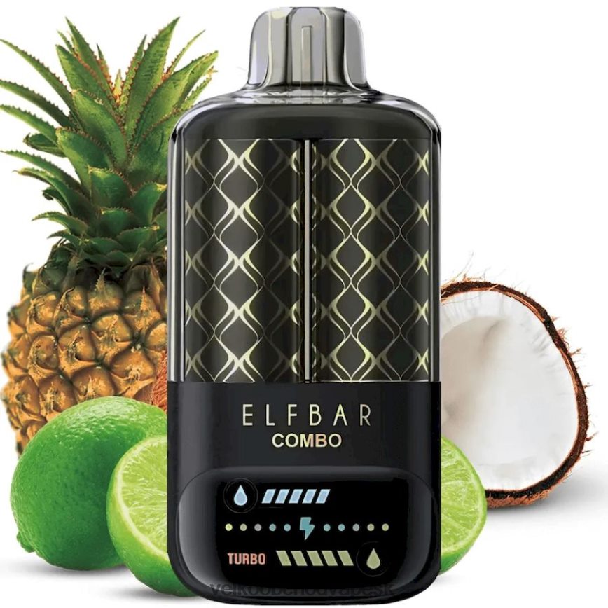 Elf Bar Combo 25 000 - F644VN5 limetka a ananás Vape Cigareta Cena