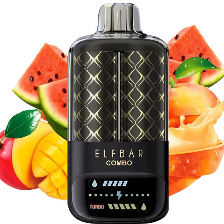 Elf Bar Combo 25 000 - F644VN6 broskyňa mango a melón Nejlepsi Vape Cigareta