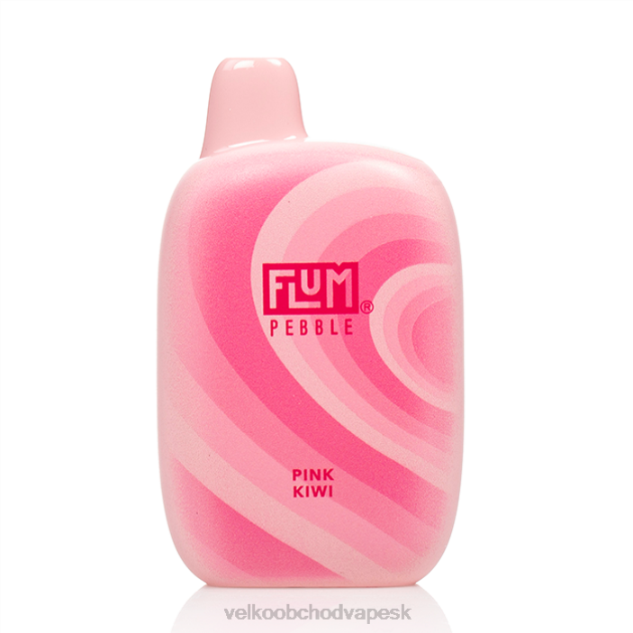 ružové kiwi FLUM PEBBLES 6000 ťahov 840H41 E Cigareta Bez Nikotinu