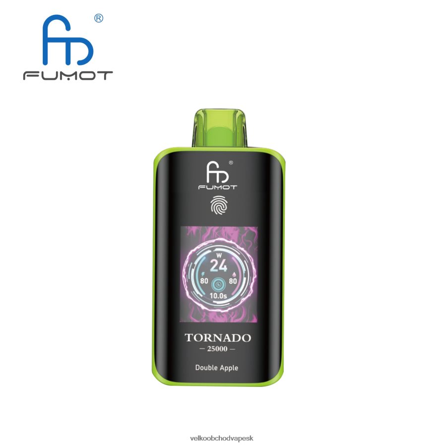 Vape Wholesale Supplier H862V65 dvojité jablko - Fumot Tornado 25 000 jednorazové vapy