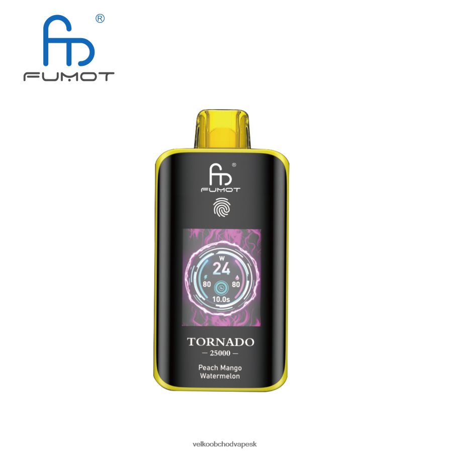 Vape Wholesale Supplier H862V69 broskyňa mango vodný melón - Fumot Tornado 25 000 jednorazové vapy