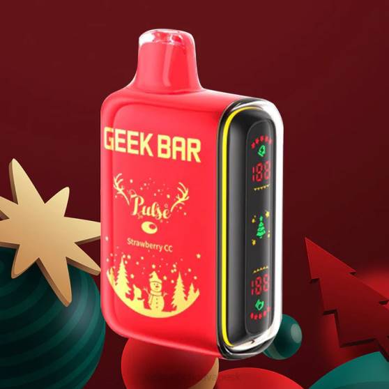 E Cigareta SK RHNN86 | GEEK BAR Pulse jahoda cc prázdninové vydanie 7500 šlukov/15000 šlukov