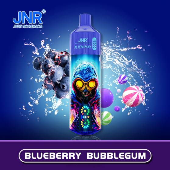 Vape Jednorázové Bez Nikotinu RHNN573 | JNR ALIEN MAX čučoriedková žuvačka